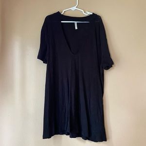 Solemio black cut out tshirt